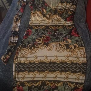 Floral One Shoulder Body-Con Dress